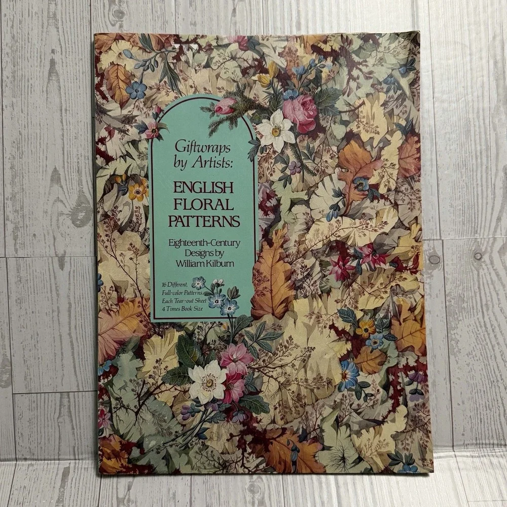 Giftwraps by‎ Artists:  English Floral Patterns 18th Century Giftwraps Book